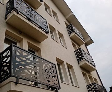 Laser-Patterned Railings